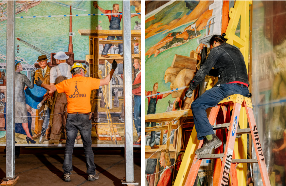 3297Pan American Unity: Diego Rivera’s monumental mural at SFMOMA