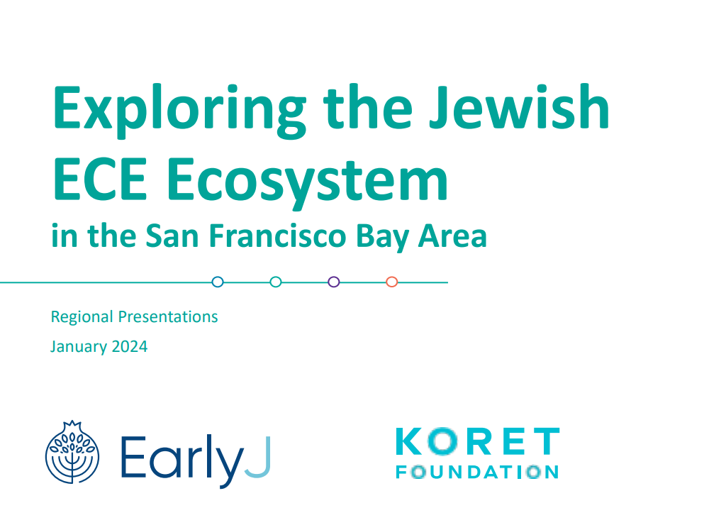 Exploring the Jewish ECE ecosystem in the San Francisco Bay Area: Download the full report